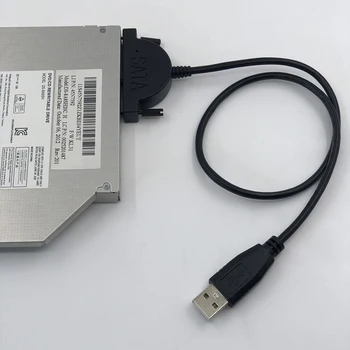 Kabel SATA od USB 2.0 do Mini Sata II 7 + 6 13Pin Adapter za laptop CD/DVD ROM-Kabel-pretvarač Slimline Drive Vijke Stalni stil