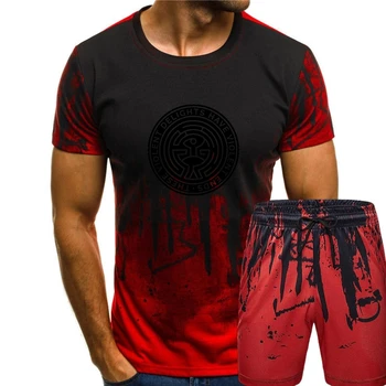 WESTWORLD - LABIRINT - t-Shirt - Skica - Inspiriran popularnim tv show - Grafički papir - Potpuno novi dizajn - Muška majica s tiskani ekran od ruke