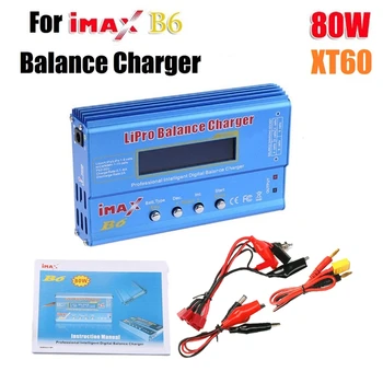 Metalni Punjač Za IMAX B6 80W Lipo Battery Charger + XT60 Lipo Nimh, Li-Ion punjiva Ni-Cd Digital Lipro