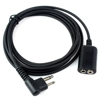 Produžni kabel za slušalice 2pin za Motorola GP88 GP88S GP3188 GP3688 CP040 CP180 EP450 Радиодинамик PTT Mic Mikrofon