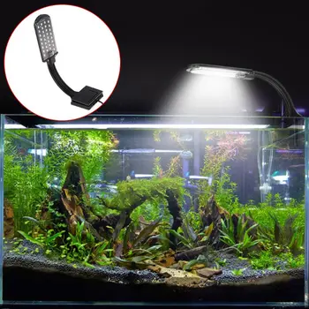Akvariju downlight LED Clip Light za ribice za Akvarij s posebnom snagom od 5 W Visoke svjetline Bijela i plava rasvjeta