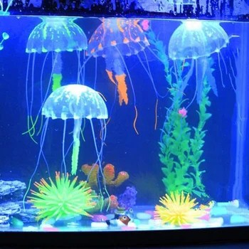 Umjetni Nakit Od Meduza Podvodna Fluorescentno Imitacija Meduza Riba Vodeni Ukras