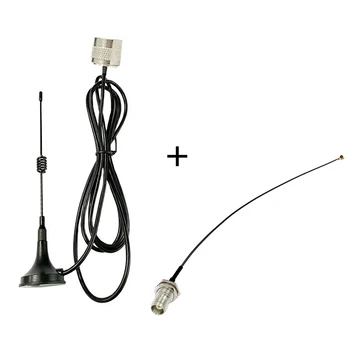 Antena za Wi-Fi 2.4ghz 3dbi s magnetskim osnova, штекерный priključak (TNC) + kabel (TNC) s priključkom na pregradi Ufl/ Ipx
