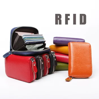 Moderan klasična protiv krađe četka od bičevati RFID, Organizator, bogata prijenosni torba od prave bičevati