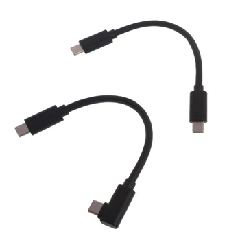 USB kabel za C-USB C snage 100 W, kabel USBC-USBC, kabel Type C-Type C za brzo punjenje, ravno, pogodno za MAC
