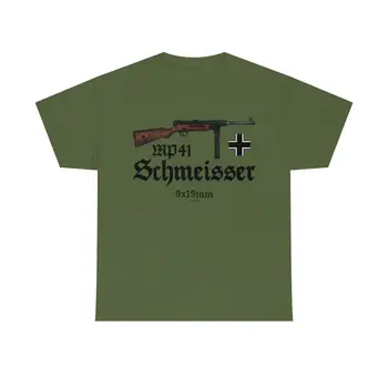 MP-41 Schmeisser Njemački t-shirt za vrijeme Drugog svjetskog rata Axis
