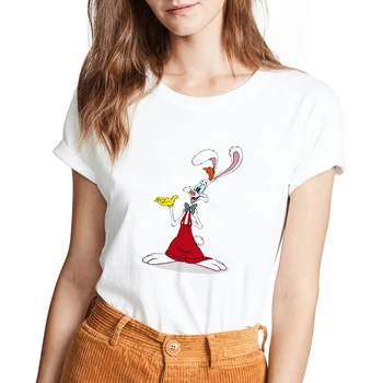 T-shirt Disney Who Framed Roger Rabbit u stilu харадзюку, majica za žene, unisex, grafički t-majice, majice, izravna dostava