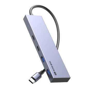 16FB 4 Porta Učinkovit USB C Adapter od 10 Gbit/s C Hub za Laptop USB C na USB C Razdjelniku