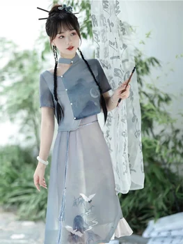 Originalni kineski stil, tradicionalni vintage odjeća Hanfu za stranke, odijelo Drevnog mačevalac za stranke, cosplay, I. haljina