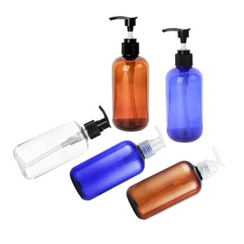 plastične boce-pumpe kapaciteta 1 kom 250 ml, PET, 250 ml, reusable kozmetika za presovanje, putno prijenosni spremnik za šampon i gel za žene Beauty
