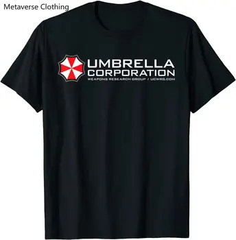 T-shirt s logom Umbrella Corporation, svakodnevne pamučne majice unisex, ljetni ravnici majica okruglog izreza, vrhovima