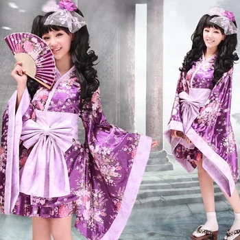 Tradicionalne azijske haljina za djevojčice od japanske anime, kvalitetna ženska uniforma gejše