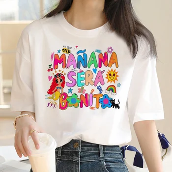 T-shirt Karol g Manana Sera Bonito ženska ljetna majica Y2K ženska odjeća vizije