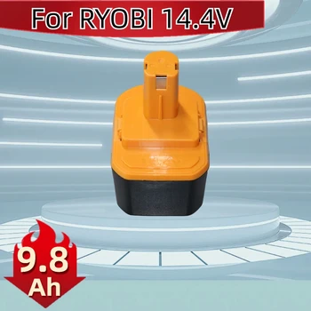 Zamjenjiva baterija 14,4 v Ni-MH 9800 mah, Kompatibilan S Аккумуляторными Электроинструментами Ryobi R10521 RY6201 RY6202 130224010 130224011