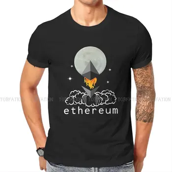 Bitcoin Cryptocurrency Miners Meme Kreativno Majica za Muškarce To The Moon Ethereum Majica od Poliestera Poklon Odjeća OutdoorWear 6XL