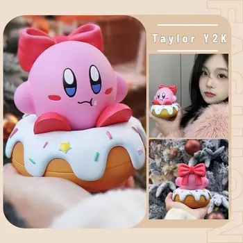 Кавайная Zvijezda Kirby Ukras Radne Površine Anime Lik Y2K Djevojka Prsten Kirby Crtani Ručno Fin Auto Oprema Lutka Poklon Za Djevojke