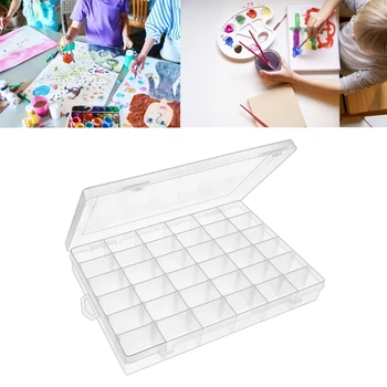 Prozirna Plastična Kutija Kontejner Za Skladištenje Predmeta od Perli Art DIY