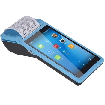 P58-S1 NETUM Prijenosni PDA Android 8.1 Termalni Provjerite Pisač Plava velike brzine Tiskano Terminala S Pisačem