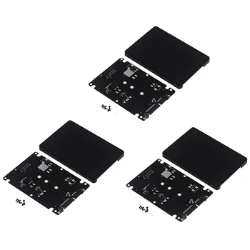 3X M. 2 NGFF za 2,5-inčnog SATA SSD/MSATA za adapter za SATA (ključ B za adapter za PC M2 + M Stolni priključak NGFF)