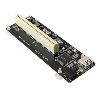 3X PCIE (PCI-E karticu PCI Express X1 karticu NA PCI Riser Card Bus Card vrlo učinkovit Adapter je Pretvarač USB 3.0 Kabel Za Stolna RAČUNALA