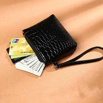 Ženske mali trg torbe za kovanice na munje, novčanik od umjetne kože, torbica za novac, kratko novčanik, osobnu iskaznicu, banka, Autobusna Kreditne kartice, zaštitne torbe, клатч