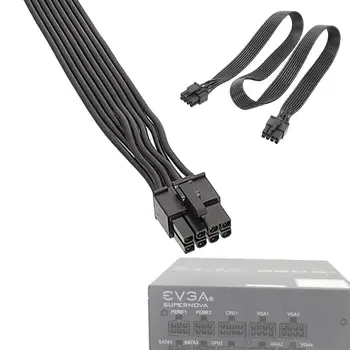 Novi kabel za napajanje grafičke kartice, 8-pinski konektor za napajanje VGA kartice, flat kabel PCIe od 8P do 62P, grafički kabel VGA grafička kartica