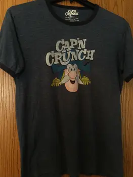 Plava majica sa logom Cap'n Crunch Cereal od mješavine pamuka