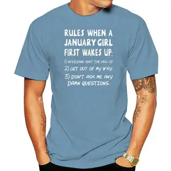 Pravila za muške majice, Kada Siječanj Djevojka Prvi put Probudi, Ženska t-shirt