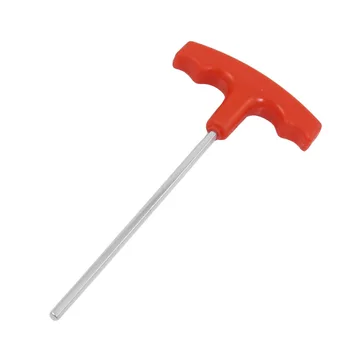 UXCELL 1pc 4 mm imbus ključ s шестигранным vrhom, plastični T-slikovita olovke, izduženi polugu, imbus ključ, đonovi ručica, dužina koljenica 11 cm