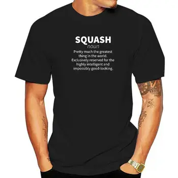 Majica za squash sa smiješnim slikama, dar igrač u squash, ljetne majice, modne majice, t-komadi, muška obitelj od pamuka