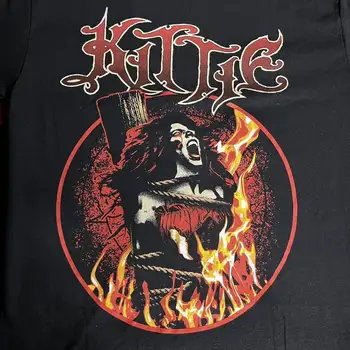 Poklon Vtg Kittie Band za fanove Crna košulja uniseks od debelog pamuka u prirodnoj veličini C958 s dugim rukavima