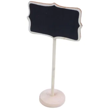 MINI-mala kul ploča, drveni držač za oglasnik sa postoljem za instalaciju sobe svadbenog stola / kartice mjesta na zabavi