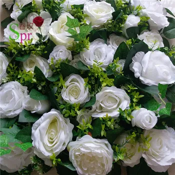SPR newly Besplatna dostava, 10 kom./lot, high-end vjenčanje pozadina sa 3D boje, umjetne ruže i hortenzije, cvjetni aranžmani