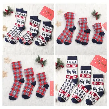 Nove Božićne čarape Wild, pamučne čarape s po cijeloj površini, Zimske čarape za odmor, pohranjuju toplinu, Božićni dar za djecu i odrasle