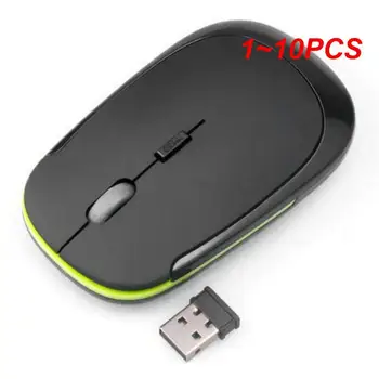 1 ~ 10ШТ ultra-tanki clamshell to Miš Na 2,4 Ghz Mini Bežični Optički Gaming Miš Miš i USB-prijemnik Bežični Računalni Miš Za PC Laptop 3500