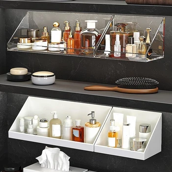 Kutija-organizator za wc kozmetike, sitnica, sredstava za njegu kože, kozmetičke pamuk, zidnih ogledala u ormaru, sklon kutija za skladištenje