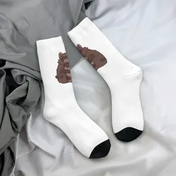Smeđe čarape od rakun, ženske, Muške čarape sa zabave životinjama, Prozračna Korejski čarape, zimske sportske čarape s bakterijske dizajnom, dar