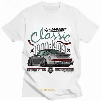 Klasični automobili majica 1900-1999 godina izdavanja, muška t-shirt velike veličine sa istim kratkim rukavima, godišnja ženska t-shirt Car