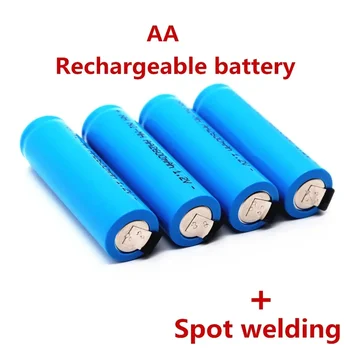 Originalna baterija baterija baterija baterija baterija tipa AA 1,2 2600 mah AA NiMH Baterija s паяными kontaktima za igračke-электробритв i zubnih četkica DIY