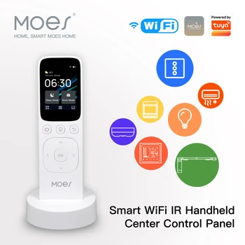Središnja upravljačka ploča MOES Wifi s prekidačem scene Tuya Smart Wireless zaslon osjetljiv na dodir Priručnik IR daljinski upravljač za kućanskih aparata
