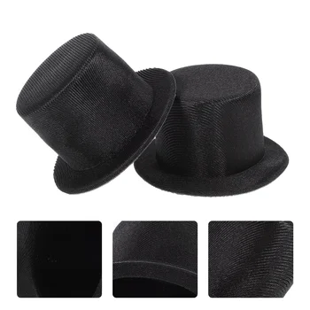 Mini-šešir, 2 komada, gospodo crna odijela, Svečane pribor, krpe za muškarce, Odjeća za dom