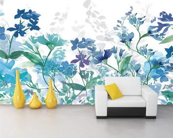 Foto tapete na red, акварельная ručno oslikana, pastoralne cvijeće, pozadine za zidove, zidne slike za dom, 3D desktop
