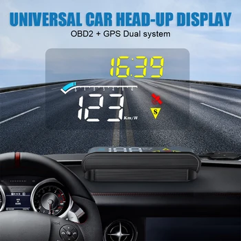 M17 OBD GPS Glavu prikaz Mini za sva vozila Pribor za автоэлектроники Auto HUD Brzinomjer Projektor vjetrobranskog stakla