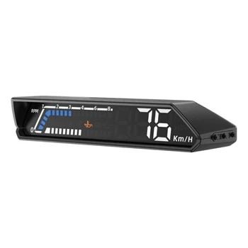 Automobilski Brzinomjer S100 Alarm HPD Glavu Zaslon Temperatura Navigacija Projektor Brzine Na vjetrobranskom staklu Alarm Prekoračenja brzine M76E