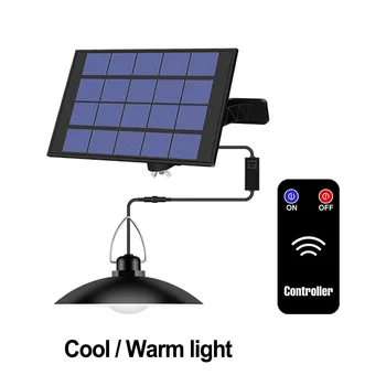 1pc 20 Lopti lampe Viseći svijećnjak na solarne energije Sa daljinskim upravljanjem Automatsko Punjenje Pribor za vanjsku rasvjetu na solarnu energiju