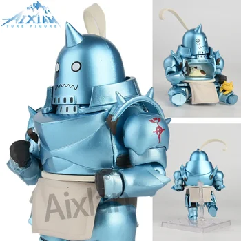 10 cm Fullmetal Alchemist Anime Lik Alphonse Элрика PVC Lik Edwarda Элрика Figurica Naplativa Model Igračke Poklon za Bebu