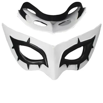 Maska za pola lica Persona 5, maska za oči protagonista, Džokera, cosplay kostim za maskenbal za Noć vještica, rekvizite za maskenbal