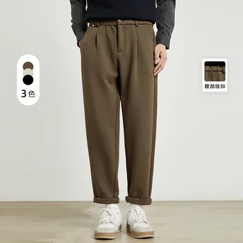 Muške casual odijelo, hlače, proljeće-jesen, slobodan Korejski hlače s direktnim штанинами, gospodo office službeni hlače, čvrste poslovne hlače Slim Fit