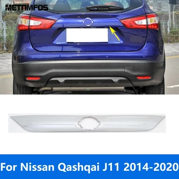 Za Nissan Qashqai J11 2014-2018 2019 2020 Krom Završiti Stražnjeg Poklopca Prtljažnika Dodatna Oprema Za Obloge U Prtljažniku Automobila