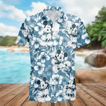 Tropska Havajski majicu s Mickey Mouse, košulja Disney World Aloha, Košulja Disneyland, Dječje košulja Disney, košulja Disney Rock And Roll